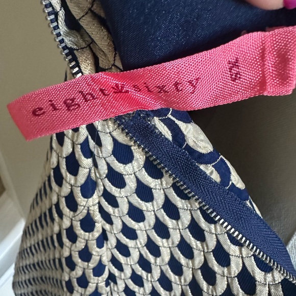 Eight Sixty Blue/Gold Dress- XS - Picture 5 of 6